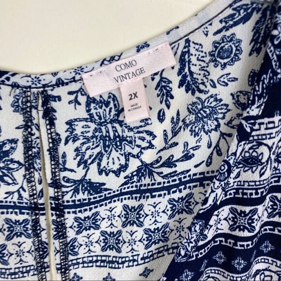 Nordstrom Como Vintage Sleeveless Midi Dress 2X 3X - Picture 8 of 8